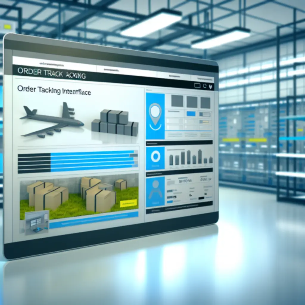 Interfejs śledzenia statusu zamówienia i przesyłki w sklepie Toolvexar