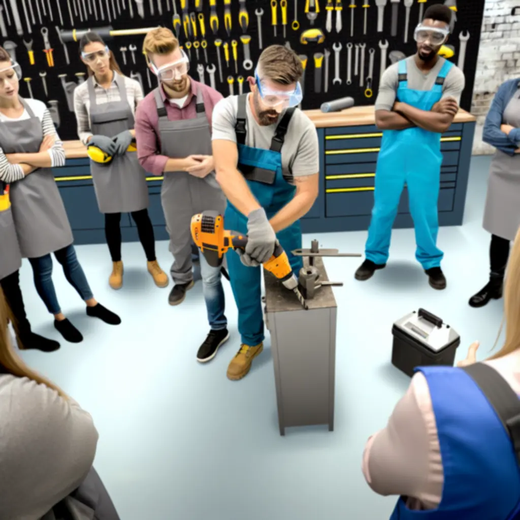 Szkolenie z bezpiecznego posługiwania się narzędziami prowadzone przez ekspertów Toolvexar