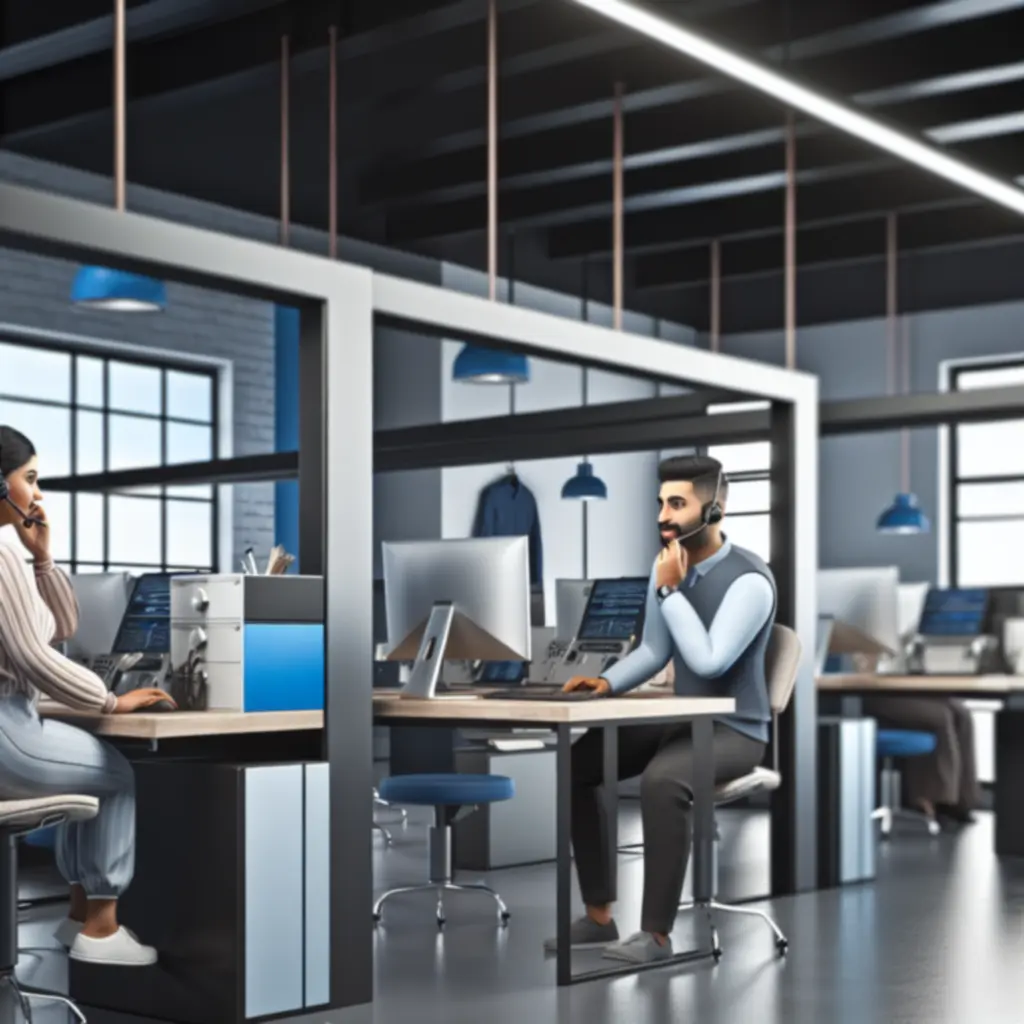 Zespół wsparcia Toolvexar obsługujący klientów sklepu z narzędziami i sprzętem serwisowym