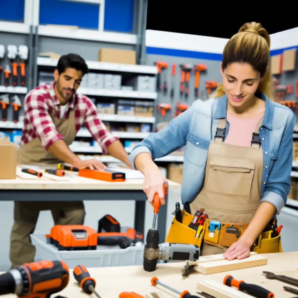 Profesjonalny warsztat z narzędziami Toolvexar w użyciu na stalowych stołach serwisowych.